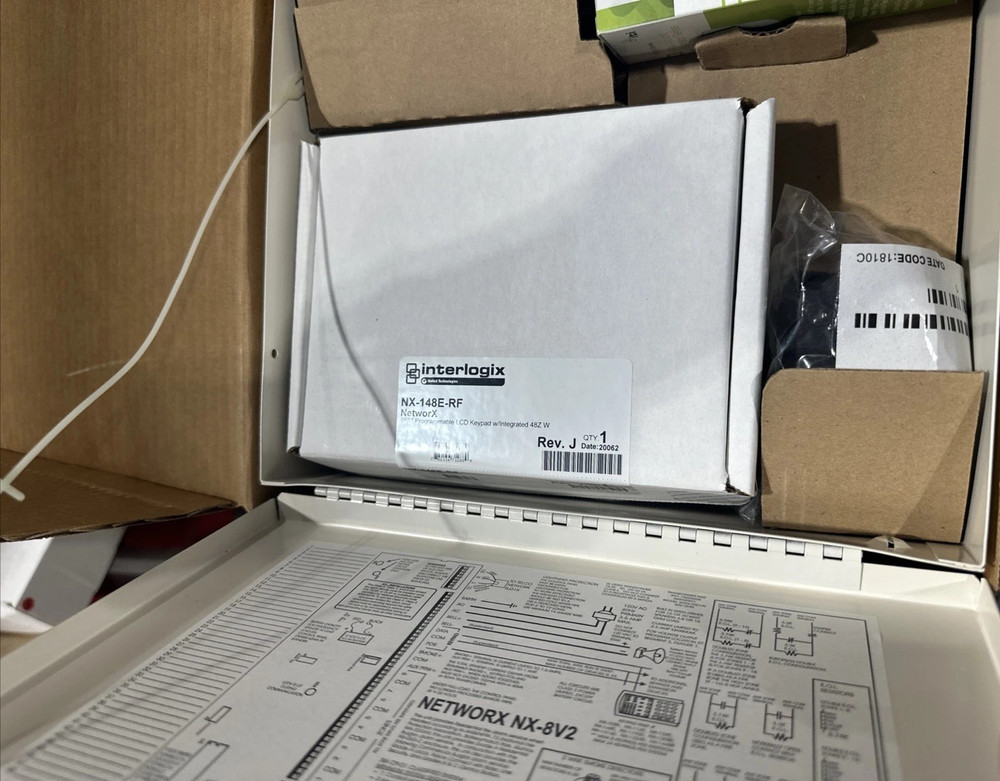 Interlogix NX-8-FP-7-RF NetworX Control Kit – Fastpack 7-RF LCD