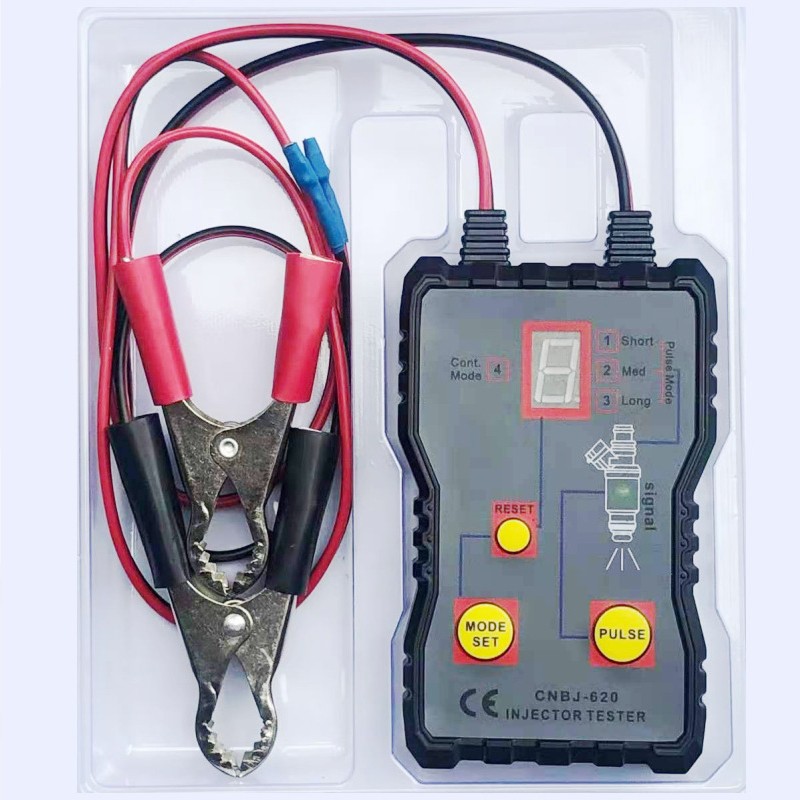 12V UNIVERSAL FUEL INJECTOR PRESSURE TESTER LED DISPLAY DIAGNOSE SYSTEM PROBLEMS