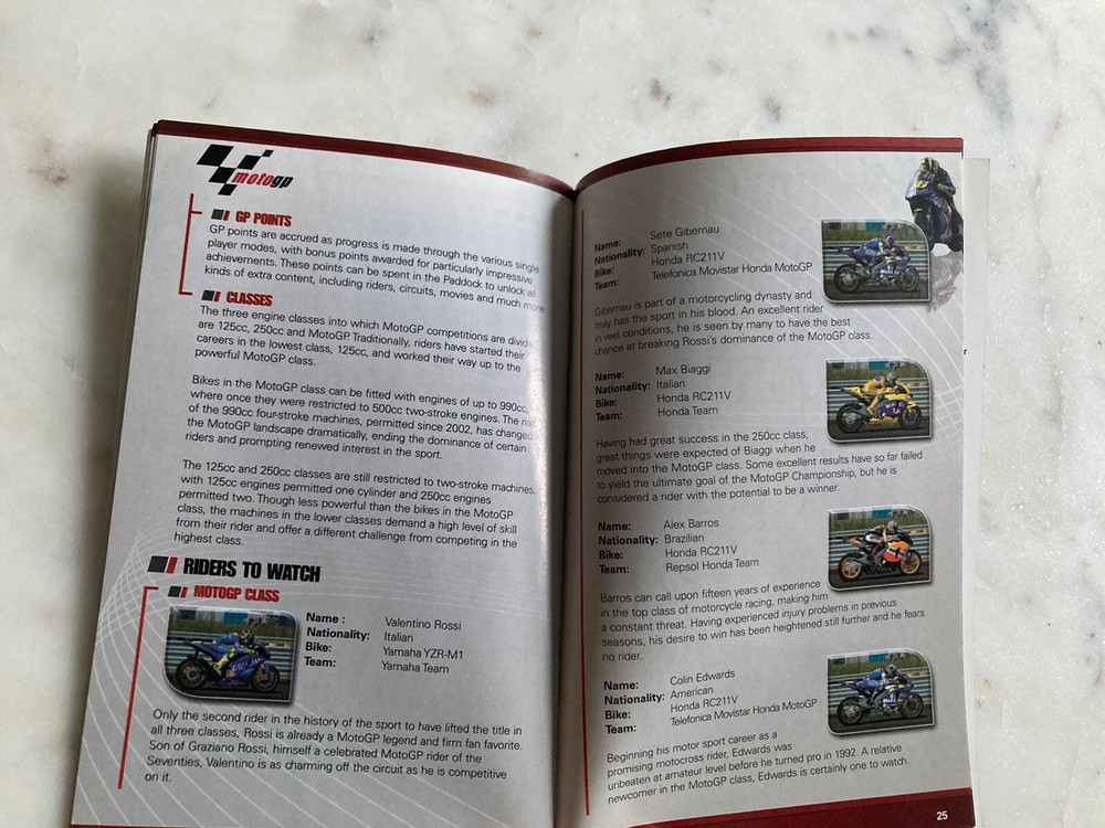 MotoGP 4 | PS2 | Manual Only (No case or disc)