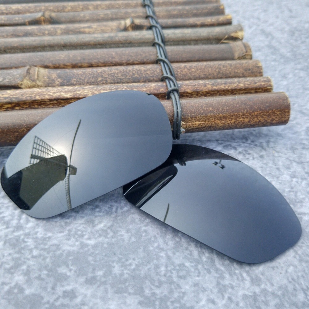 LensOcean Polarized Replacement lenses for-Oakley Straight Jacket 2007 - Black