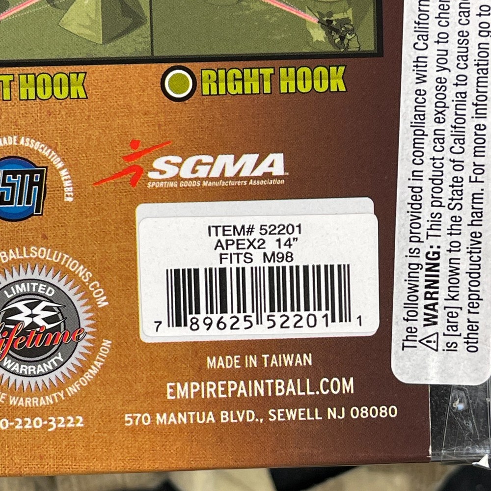 NEW Empire Apex 2 Adjustable Barrel Kit - Tippmann 98 Threaded - 14"