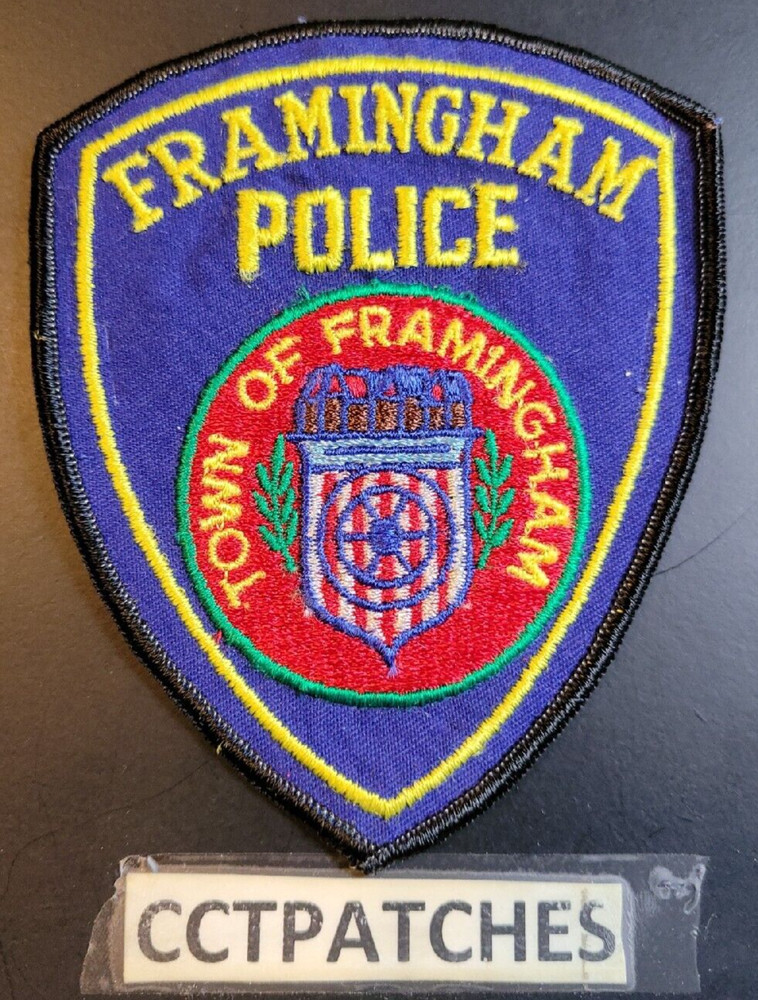 FRAMINGHAM, MASSACHUSETTS POLICE SHOULDER PATCH MA