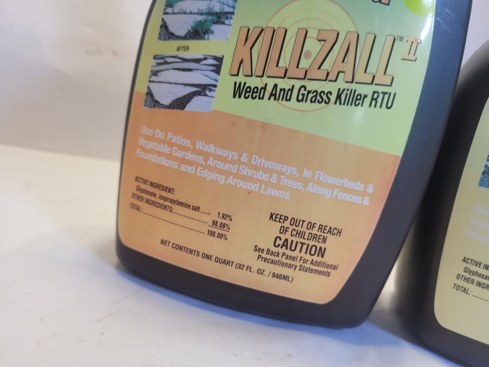 2 Pack Hi-Yield Killzall RTU Spray Non-Selective Systemic Herbicide 32 fl oz VPG