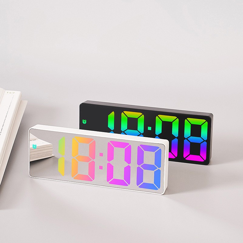 Light Number Clock LED Digital Alarm Clock Large Number Electronic Clock