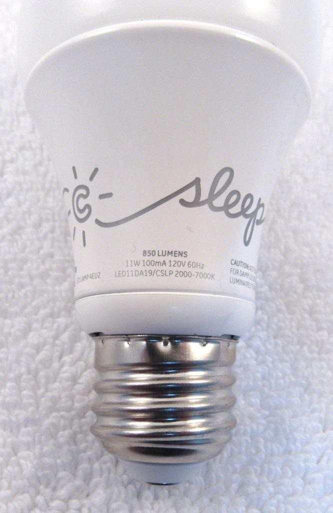 (3) Genuine C By GE C-Sleep A19 Smart LED 850 Lumens 3 Setting 60 Watt Bulbs