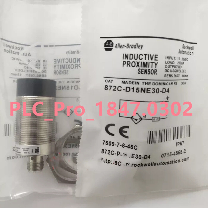 1PCS For   Inductive Proximity Switch Sensor  872C-D15NE30-D4