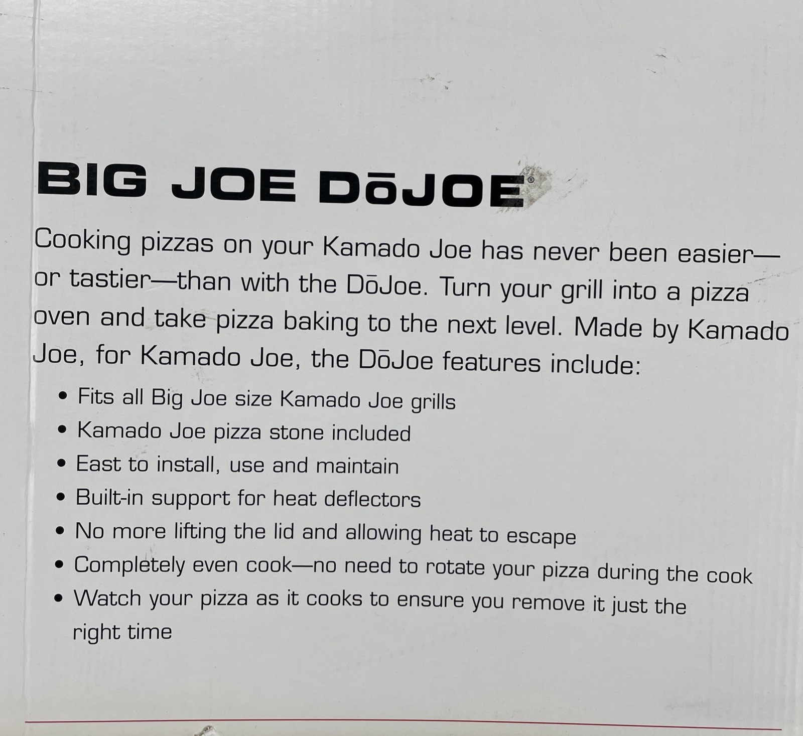 Kamado Joe Big Joe DoJoe Pizza Oven Kamado Joe Accessory For Big Joe
