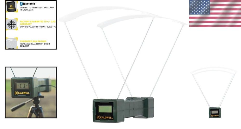 Ballistic Precision Chronograph with Bluetooth & Large LCD for Accurate Shooting