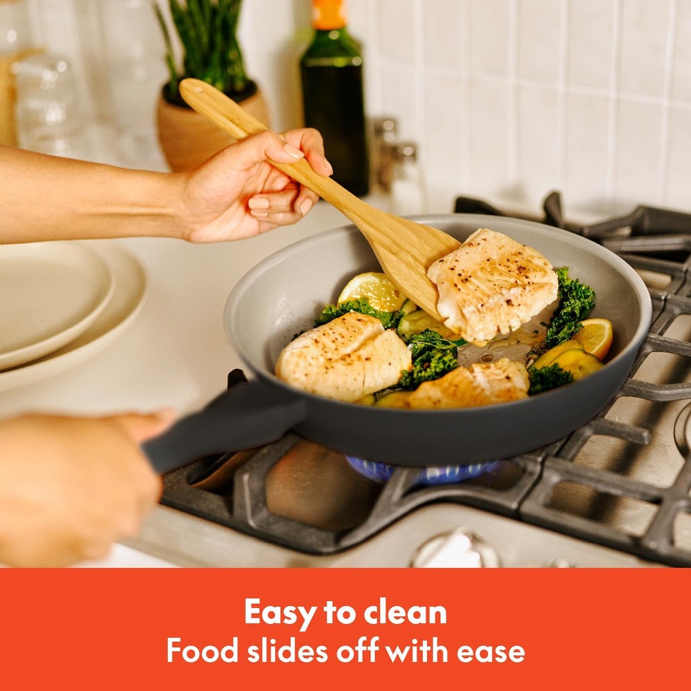 bella 7 Piece Cookware Set with EverGood™ Ceramic Nonstick Coating​,