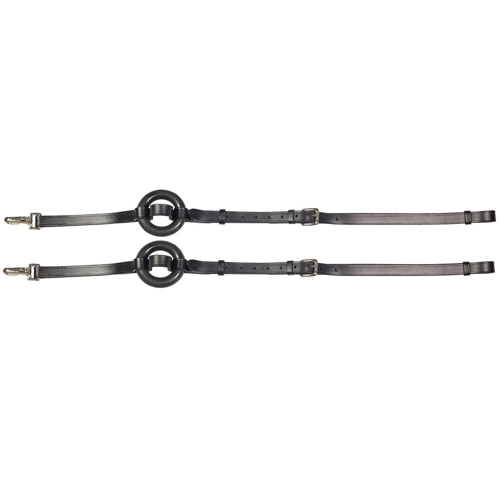 Leather Side Reins w/Rubber Donuts