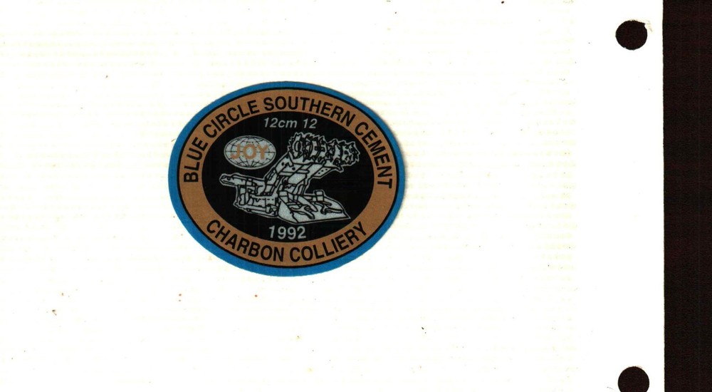 NICE  AUSTRALIA JOY COAL MINING STICKER # 795