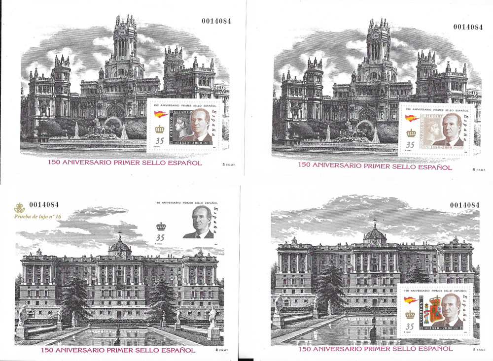 Spain @   2000  Rare Set  Bl.77-83 in Folder @Sp.423