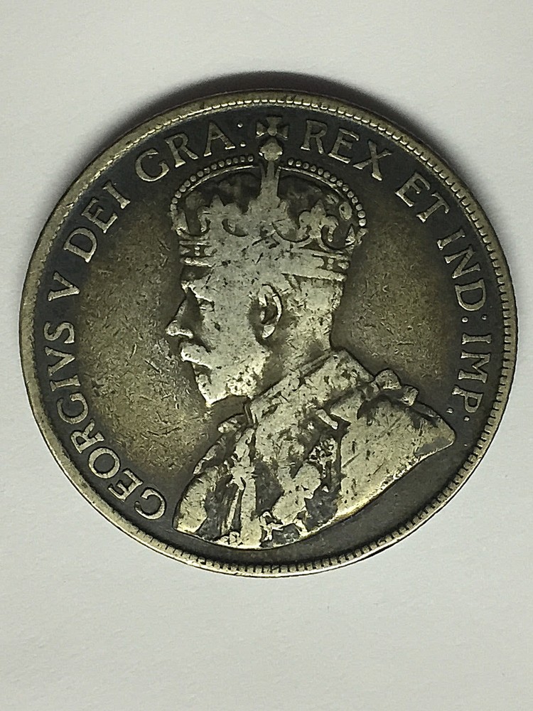 1918 Silver Canadian 50 Cent #1623