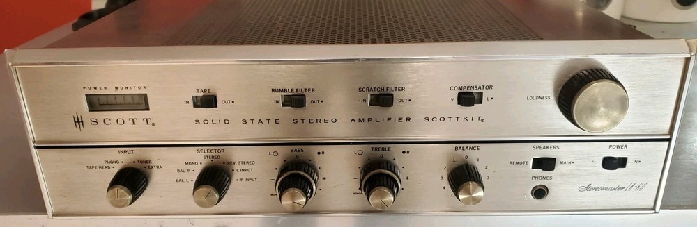 HH Scott Stereomaster LK-60 Stereo Working Condition