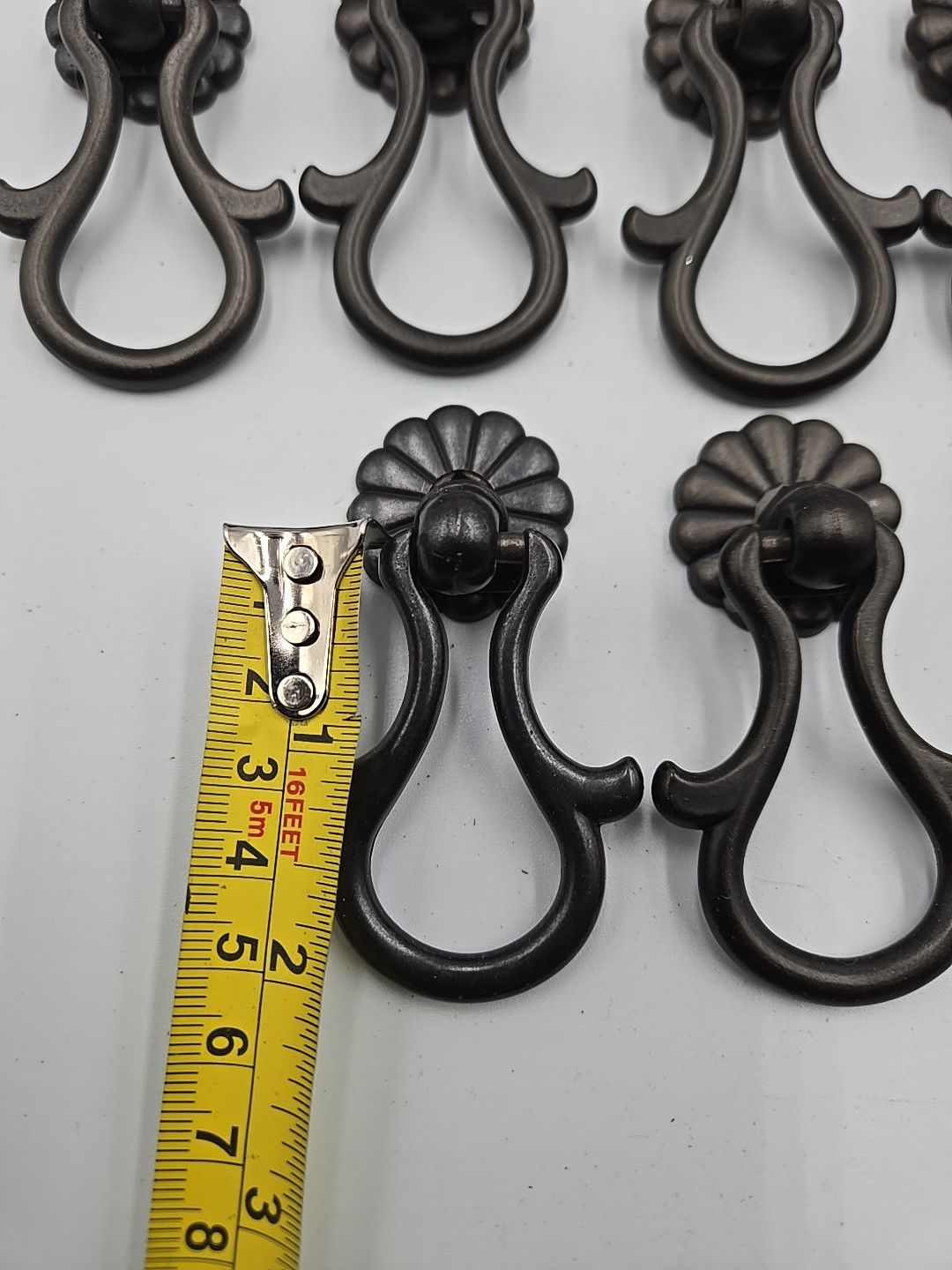 28 French Provincial Antique Drop Ring Drawer Pull Victorian Cabinet Handle