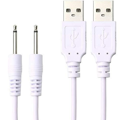 Accessonico USB DC Charging Cable 2.5mm Fast Charger Small, White &