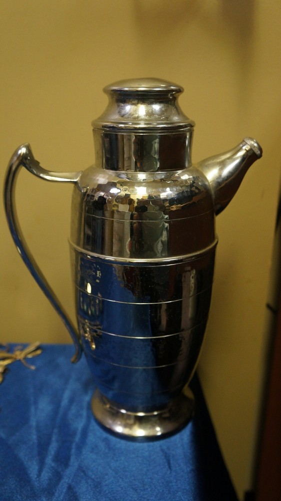 NATIONAL SILVER CO PERMA BRITE CHROME PITCHER