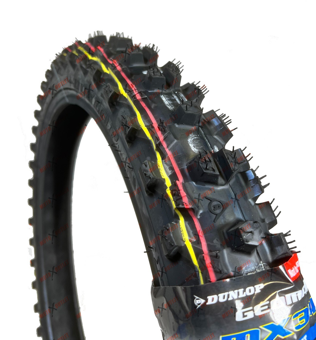 Dunlop 70/100-19 90/100-16 Tire Set MX34 Front Rear KX100 TTR125L Big Wheel