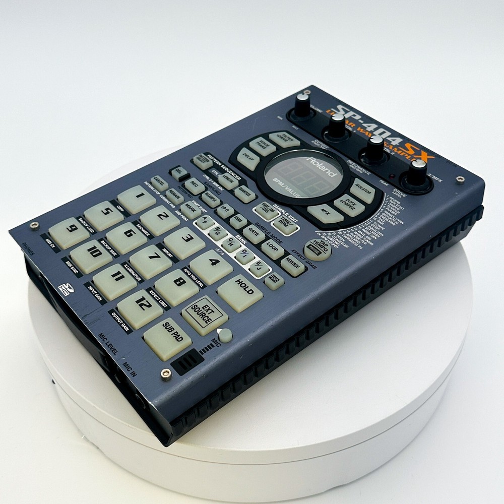 Roland SP-404SX Compact Linear Wave Sampler Tested Good Condition