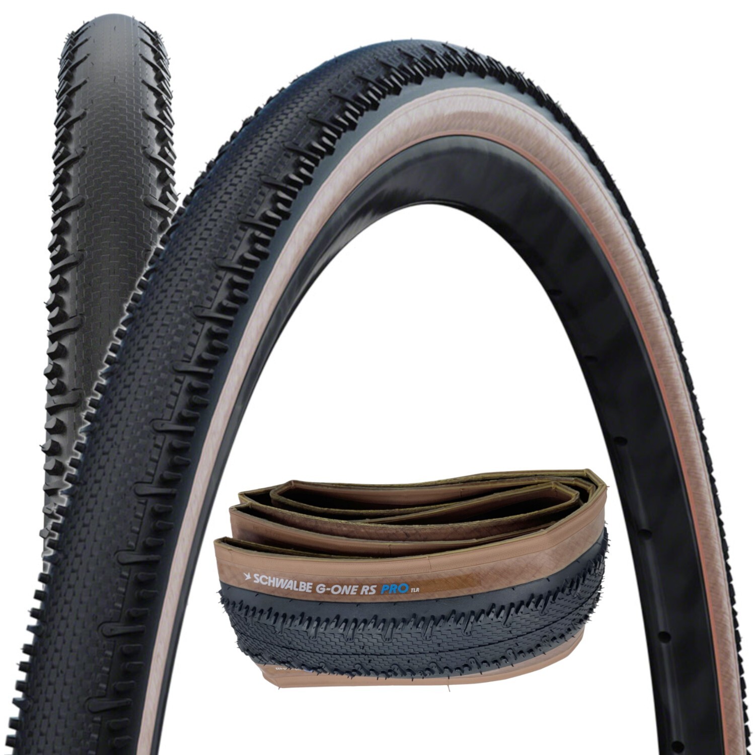 Schwalbe G-One RS Pro Tanwall Tubeless Bike Race Gravel Tire 700x35 40 45 50