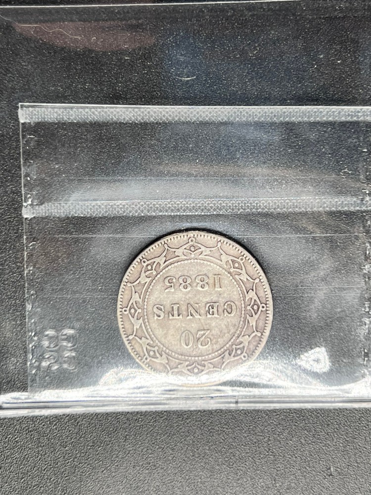 1885 NFLD 20 Cent CCCS Graded F-12