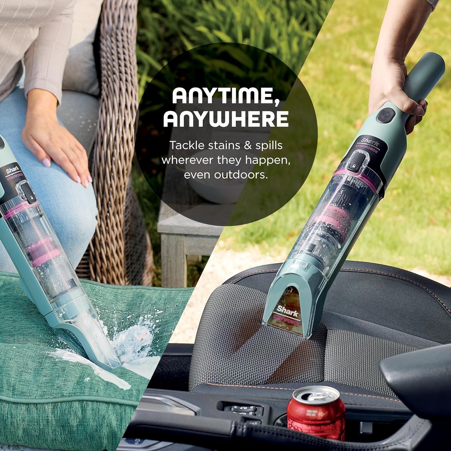 Shark StainForce Cordless Portable Spot, Stain, & Odor Remover System for Carpet