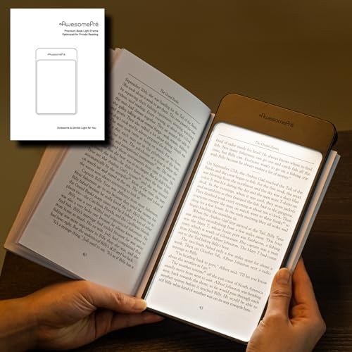 Plus Book Light, LED Reading Light, USB Rechargeable, Warm & Cool cool LED