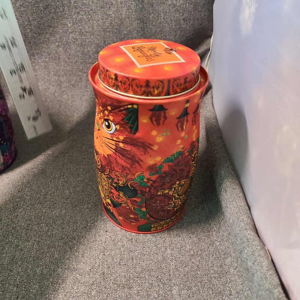 Monty Bojangles MB Fire Dancer Truffles Cat Tin EMPTY