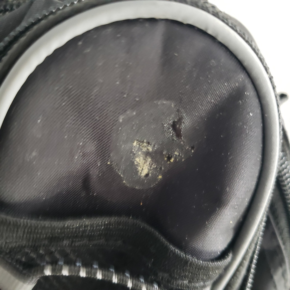 BLACK Camera Bag WITH STRAP AND CARIBINER 2 POCKETS