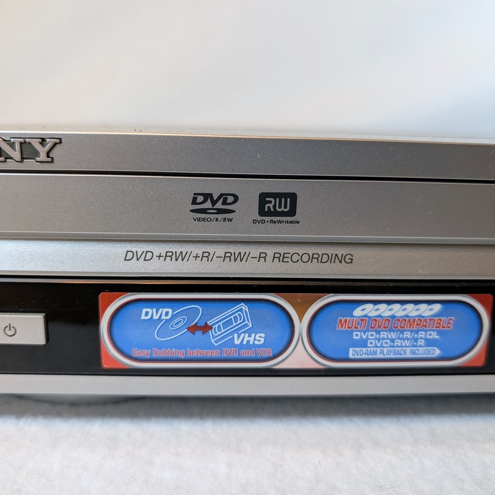 Sony RDR-VX530 DVD/VCR Combo Recorder Multi DVD Compatible TESTED