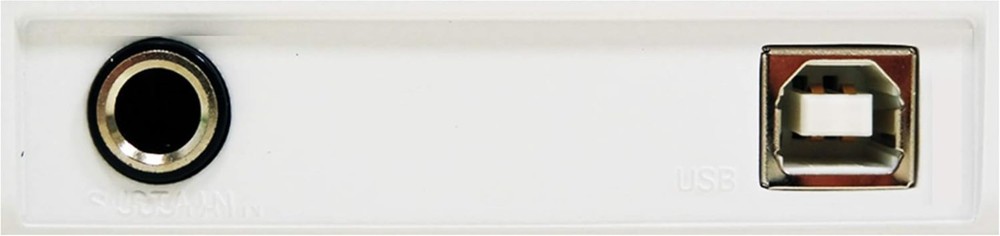 Compact 32-Key MIDI Keyboard Controller with Pitch & Modulation Wheels - White