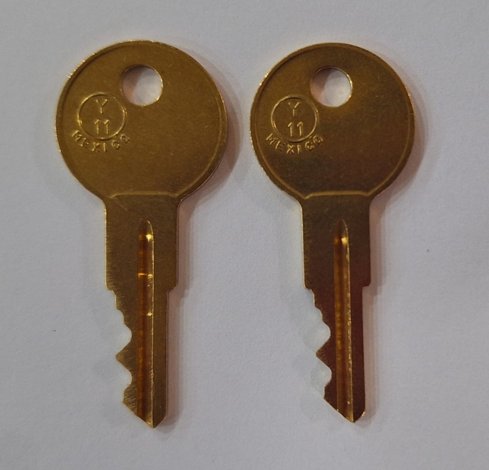2 Replacement Keys Cut to Key Code RH41 for Craftsman / Husky / Delta Tool Box