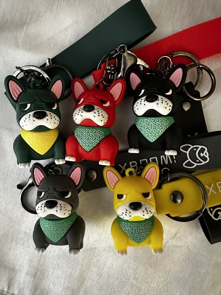1 Piece Silicone Keychain. Various Assortments. Please Read Description.