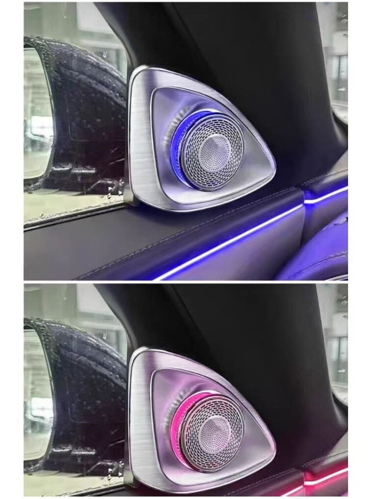 4D Rotation Speaker Tweeter Set For Mercedes-Benz C238 E Class E63 E300 64 Color