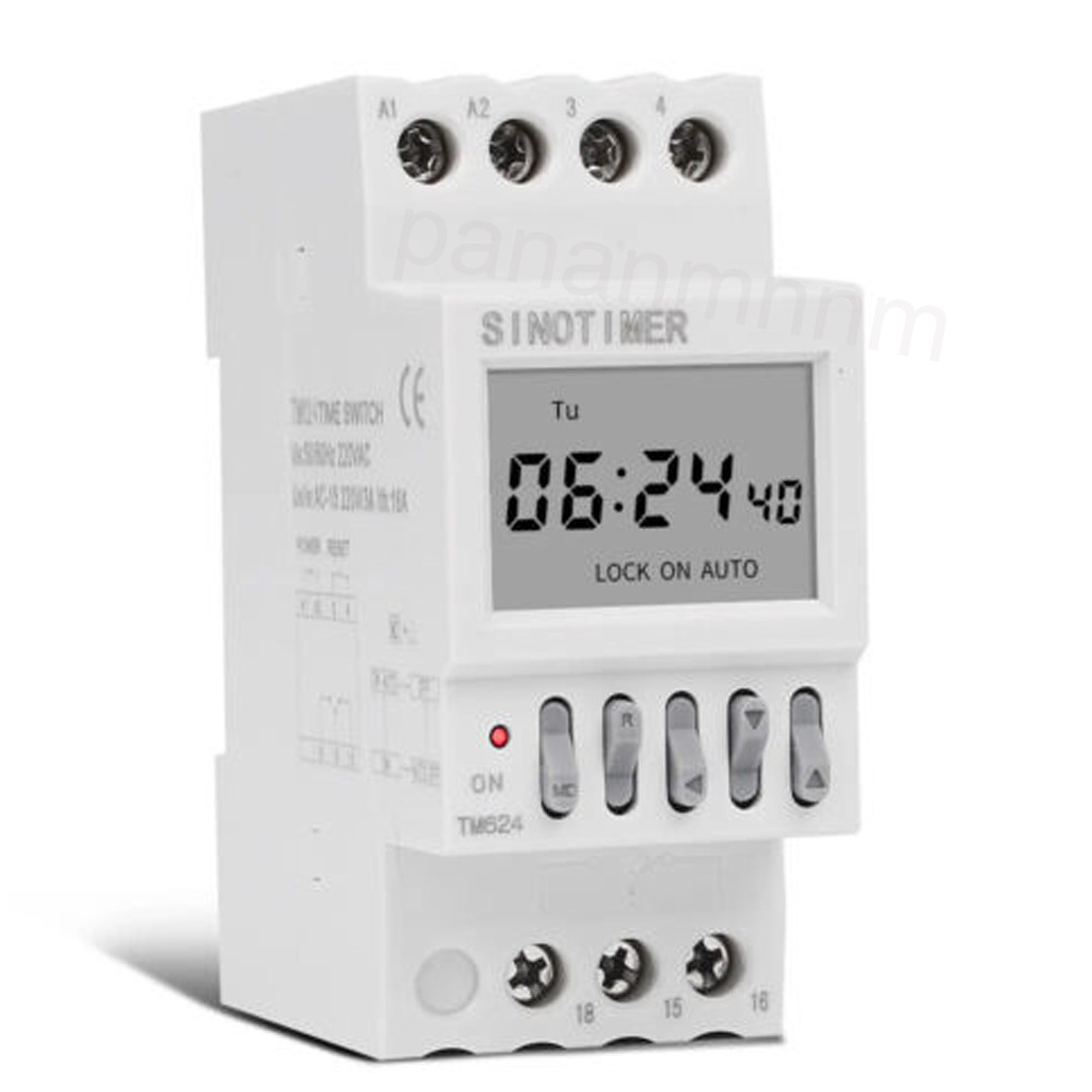 TM624 110V 16A 50Hz 40 Groups School/Factory Bell Controller Timer Clock NEW