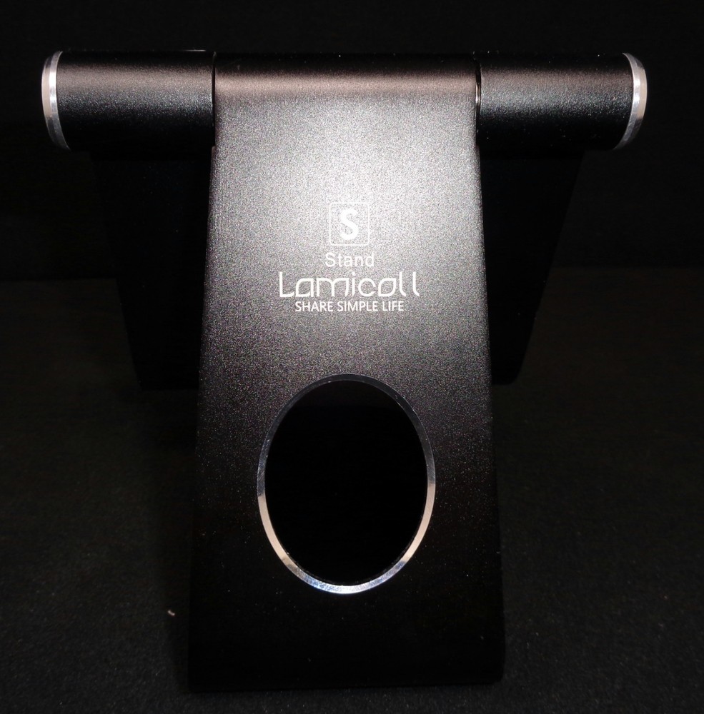 LAMICALL Black Adjustable Metal Tablet Stand: Model S