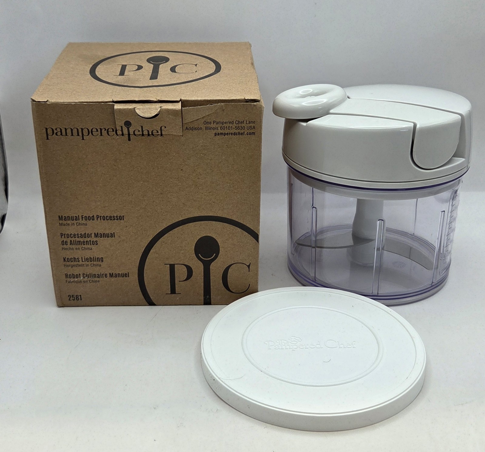 Pampered Chef Manual Food Processor 2581