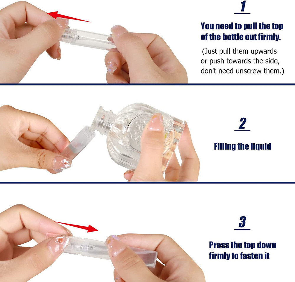 Mini Spray Bottle, 10 Pack 5Ml Mini Plastic Spray Bottle Empty, Fine Mist