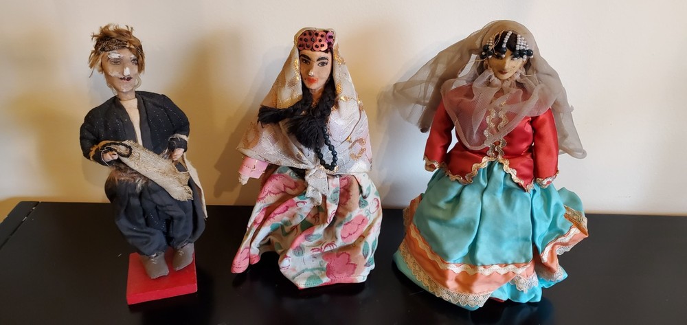 Vintage Handmade Middle Eastern Dolls