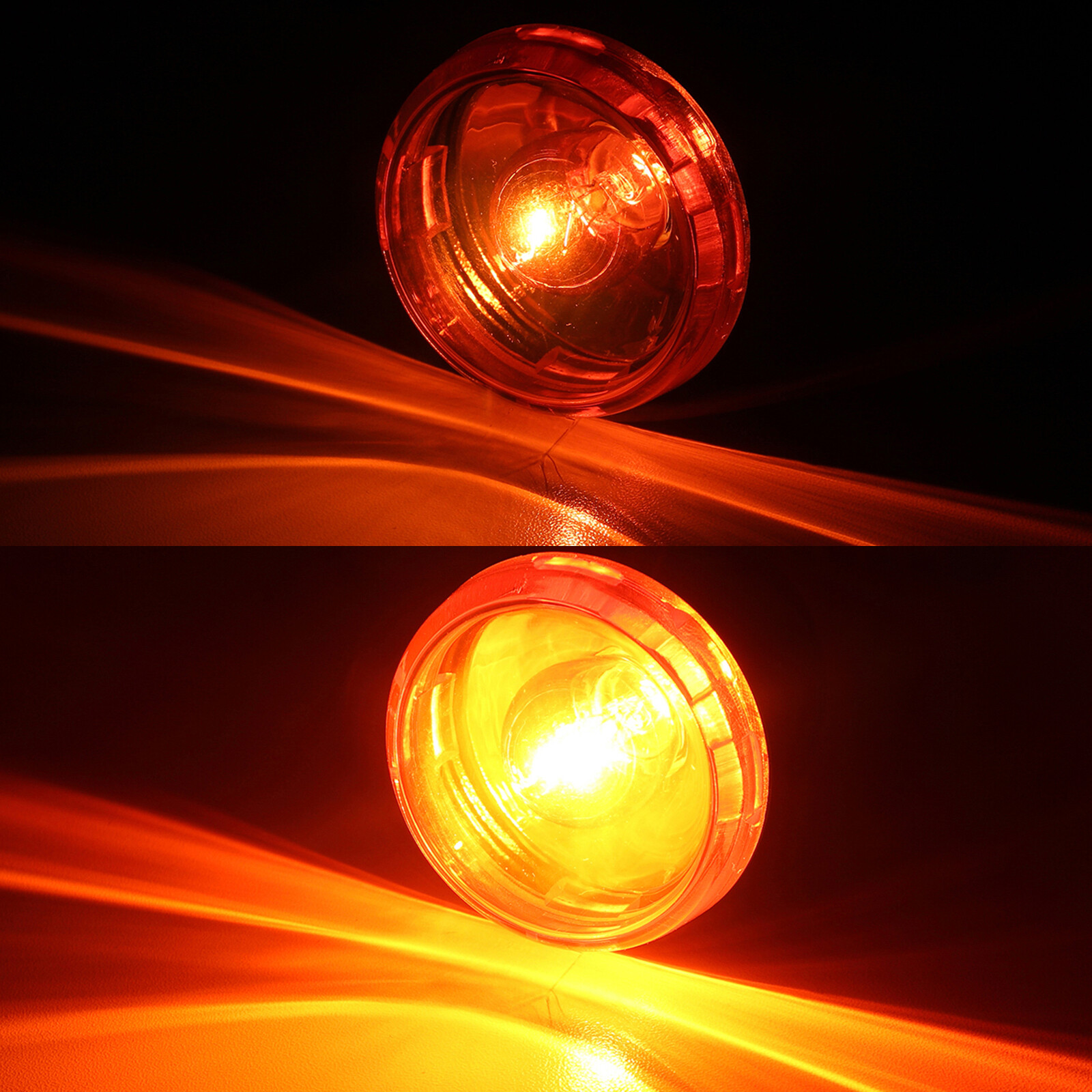 Bullet Rear Turn Signal Indicator Brake running Lights For Harley Softail 92-23