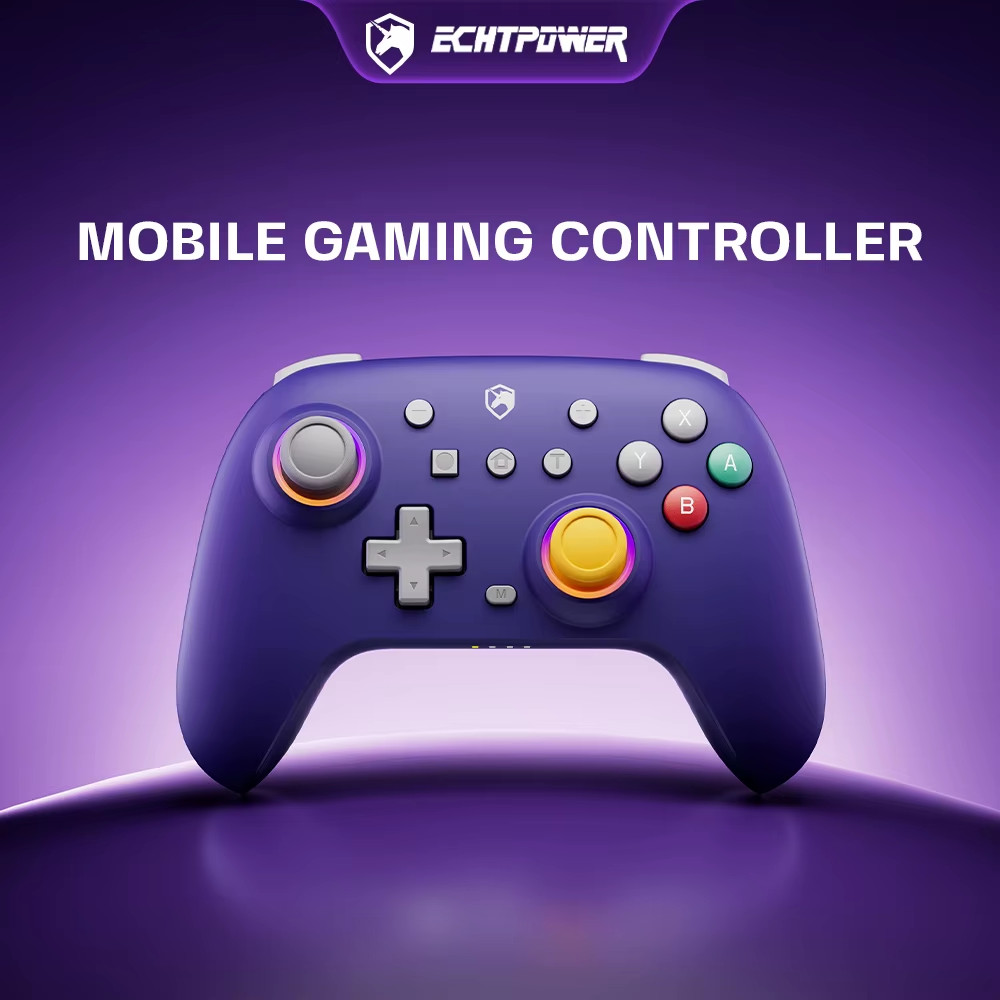 Echtpower Wireless Pro Controller for Nintendo Switch with Hall Effect Joysticks