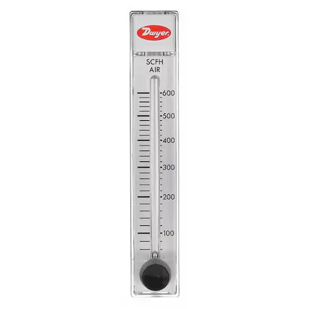 Dwyer Instruments Rmb-57-Ssv Flowmeter, Range 60-600 Scfh Air.
