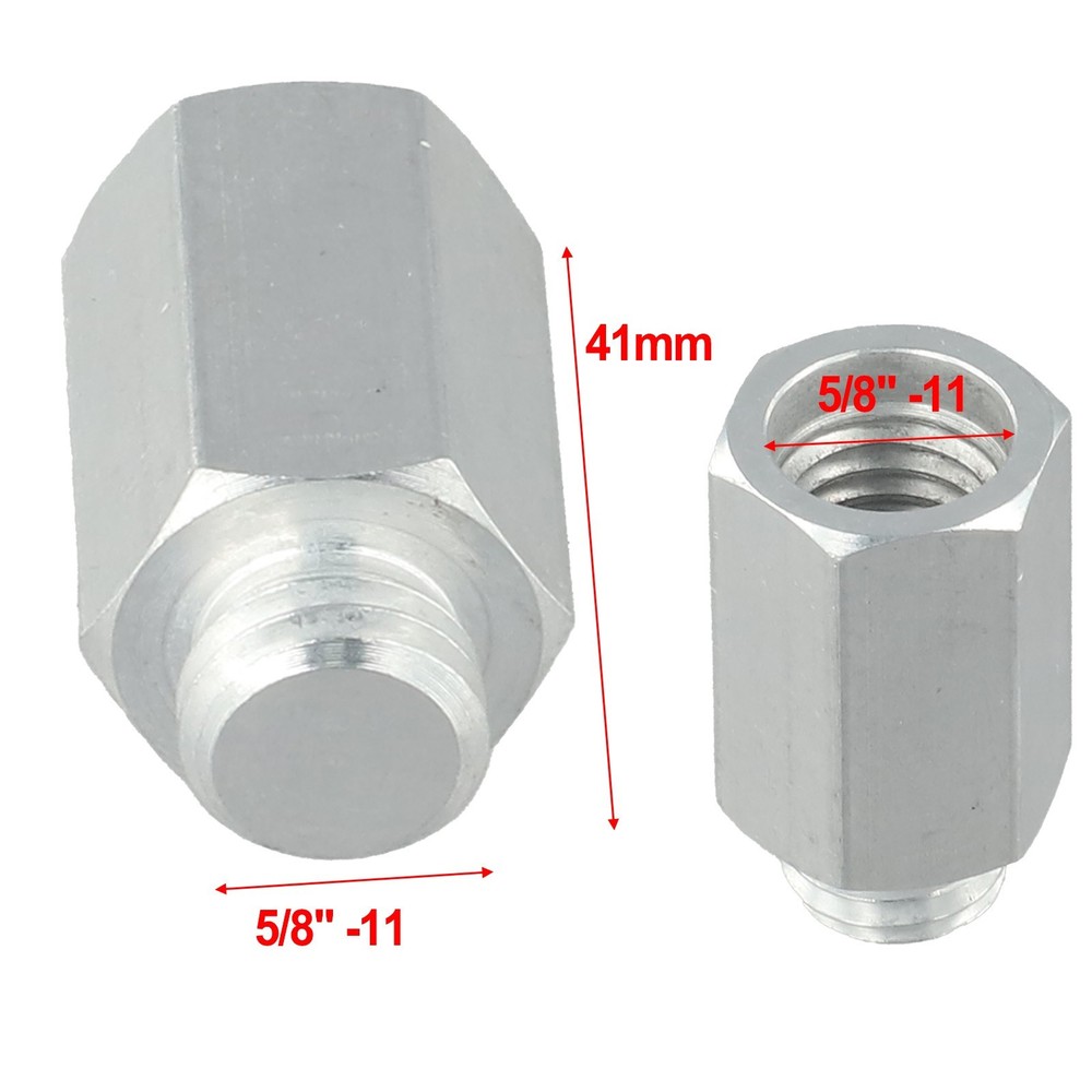 5/8-11 Extender Bolt Adapter for Angle Grinder/ Polisher/ Double Sided Wool Pad