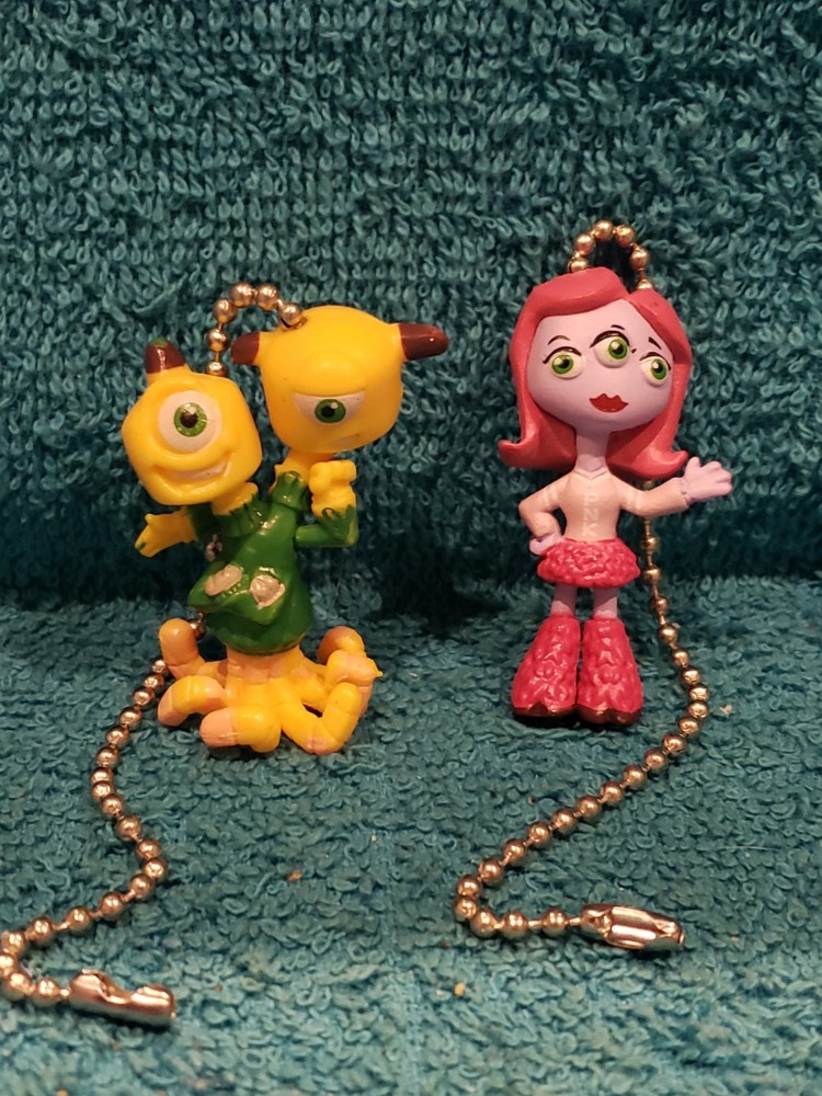 Monsters Inc Terry Terri Perry and Carrie Williams Light Pull and Fan Pull Set