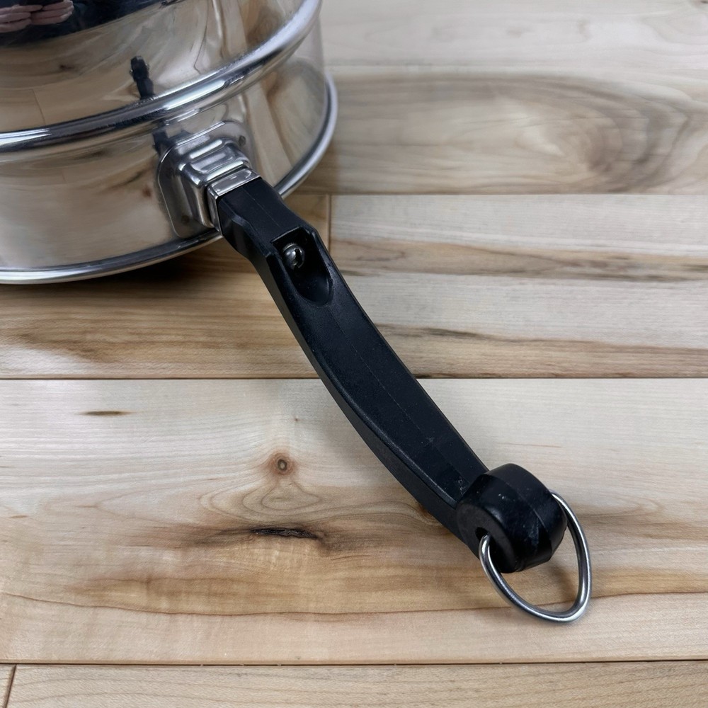 Farberware 7” Round Deep Stainless Double Boiler & Steamer Strainer Insert Set