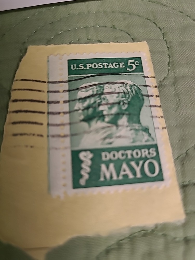 FOUR MAYO 5 CENT STAMPS (ENVELOPE 25)