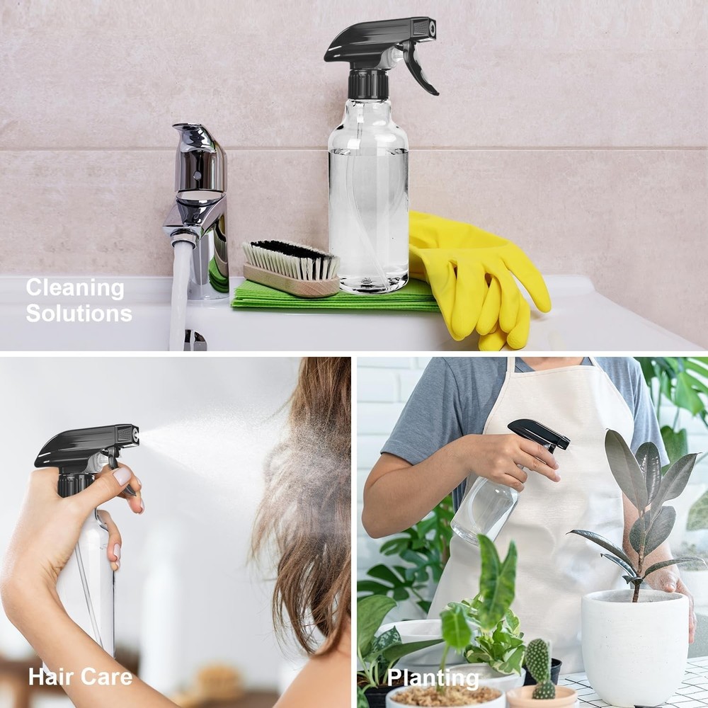 Durable 10 Oz Spray Bottles with Adjustable Modes - Eco-Friendly & Reusable