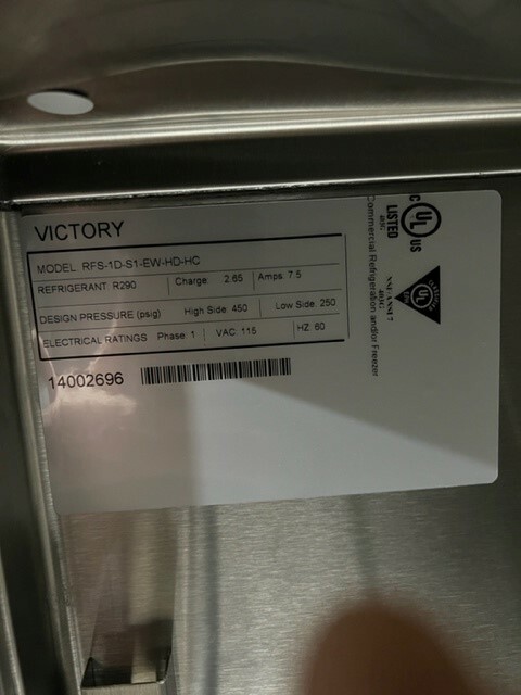 Victory Ultra Spec Refrigerator - Freezer Combo