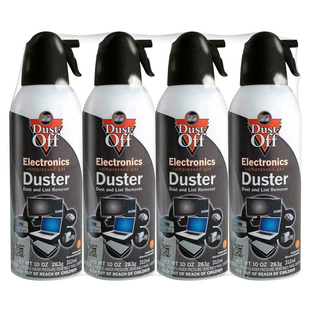 Dust-off DPSXL4 Compressed Computer Gas Duster 10 Oz 4 Pack, Priority Shipping .