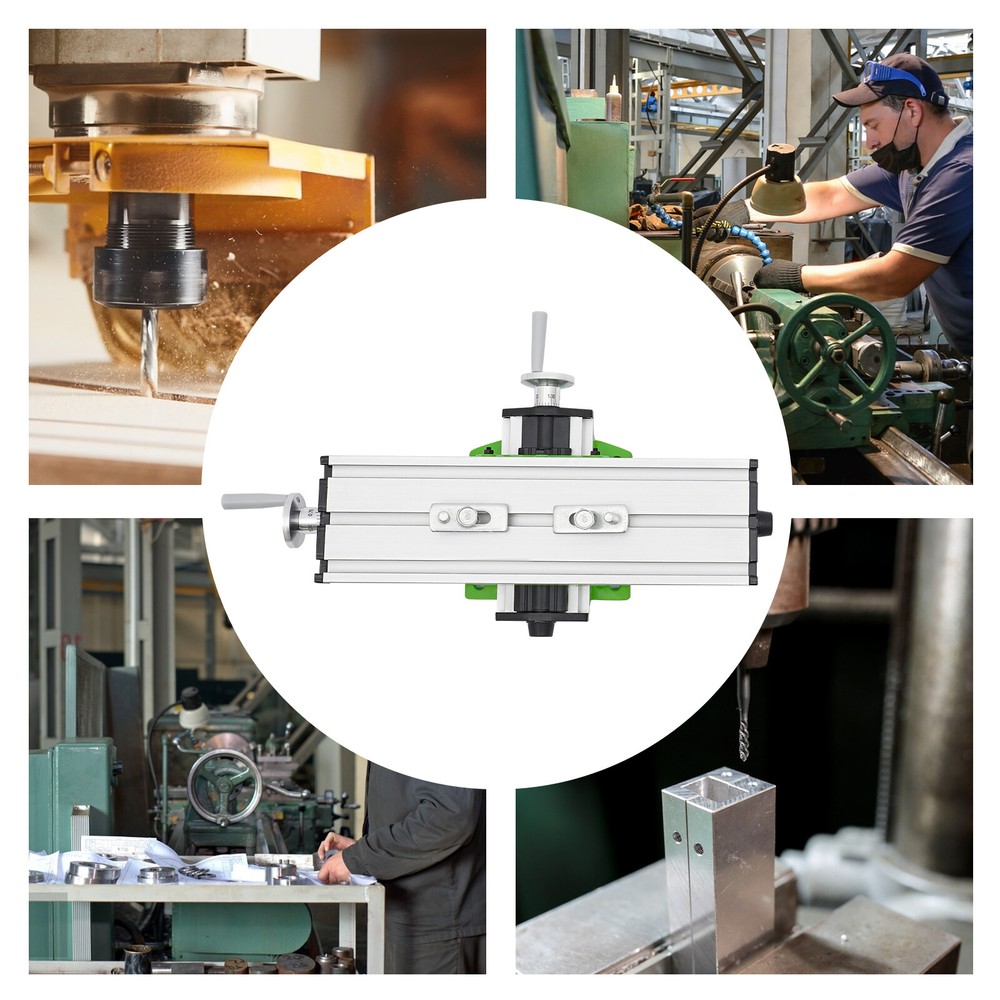 Multifunctional Milling Machine Work Table 2 Axis Cross Slide Bench Drill Vise